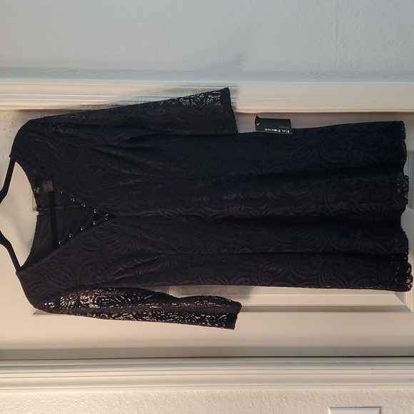 Black Lace Dress - Picture 1 of 3
